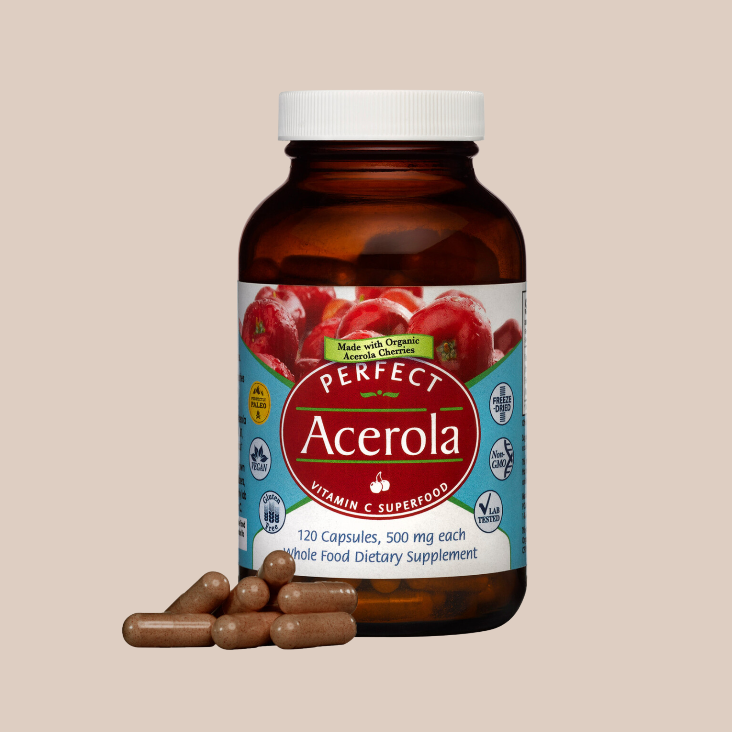 Acerola Capsules - Organic Vitamin C Superfood