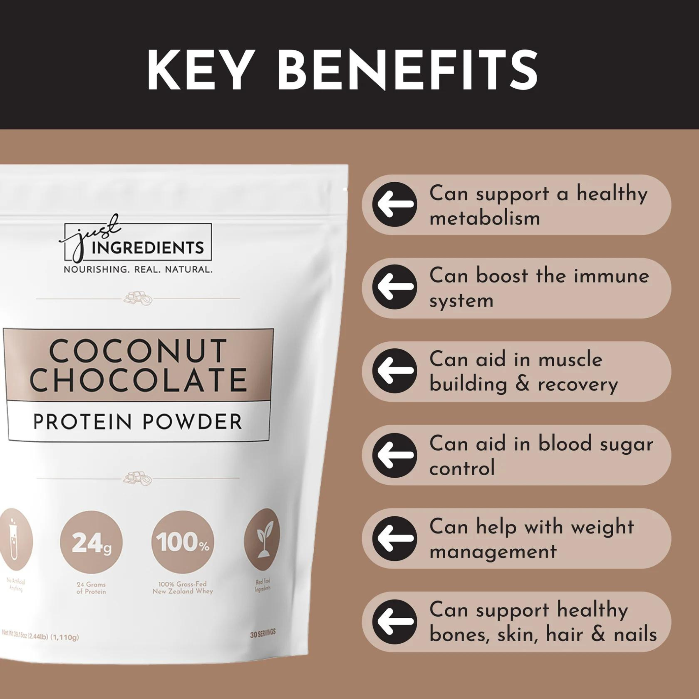 Coconut Chocolate Protein Powder