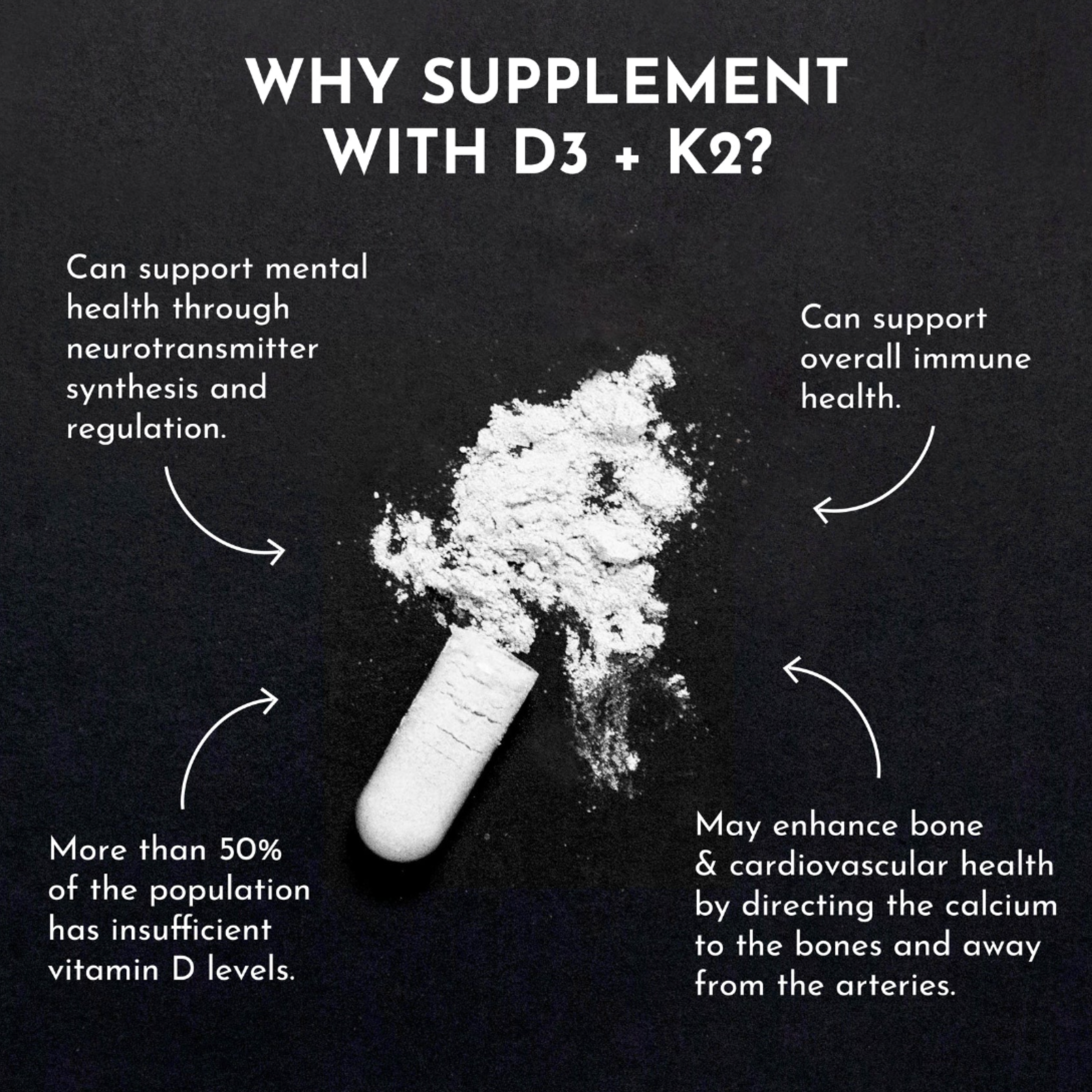 PRE ORDER - Vitamin D3 + K2