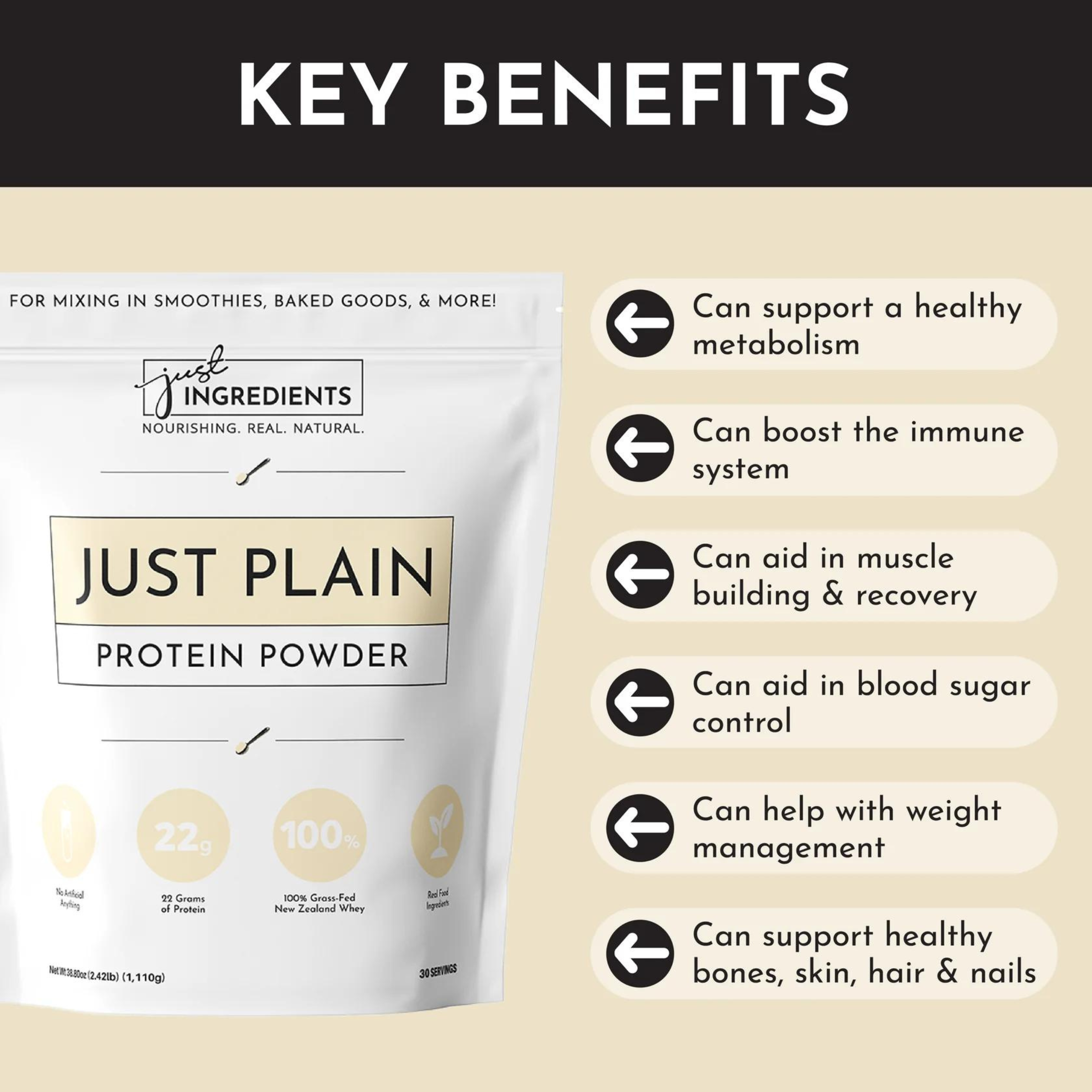 Just Plain Protein Powder