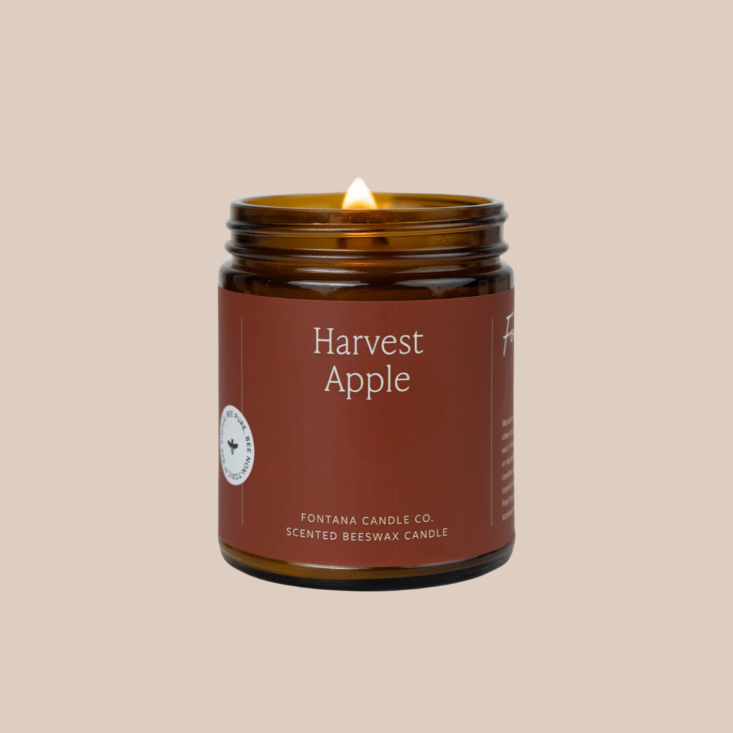 PRE ORDER - Harvest Apple Essential Oil Beeswax Candle