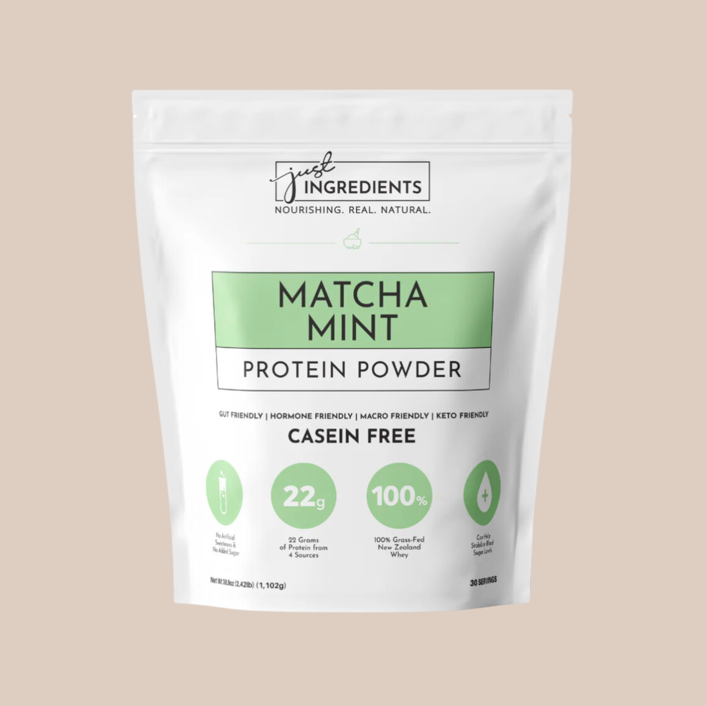 PRE ORDER - Matcha Mint Protein Powder