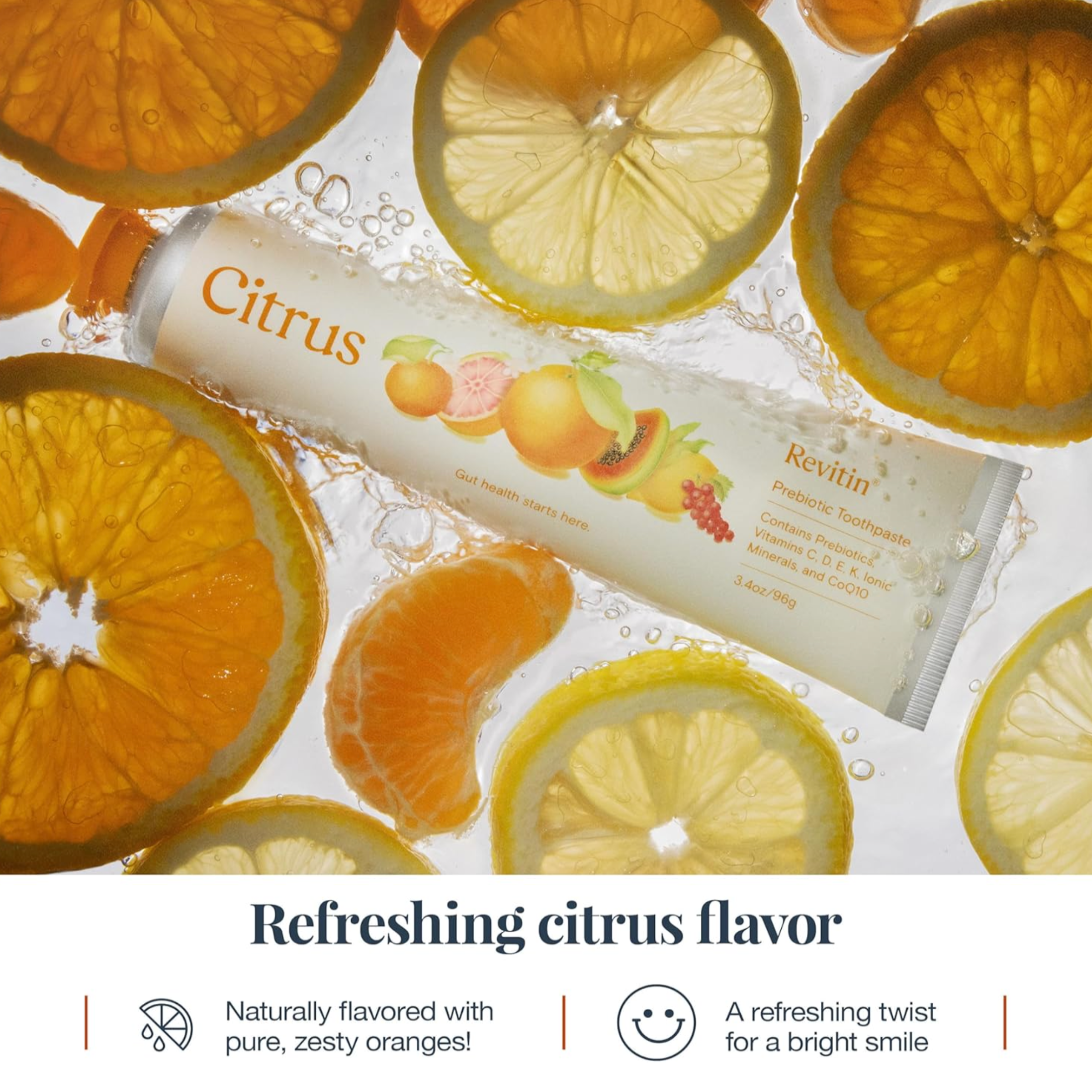 PRE ORDER - Revitin Natural Toothpaste - Citrus