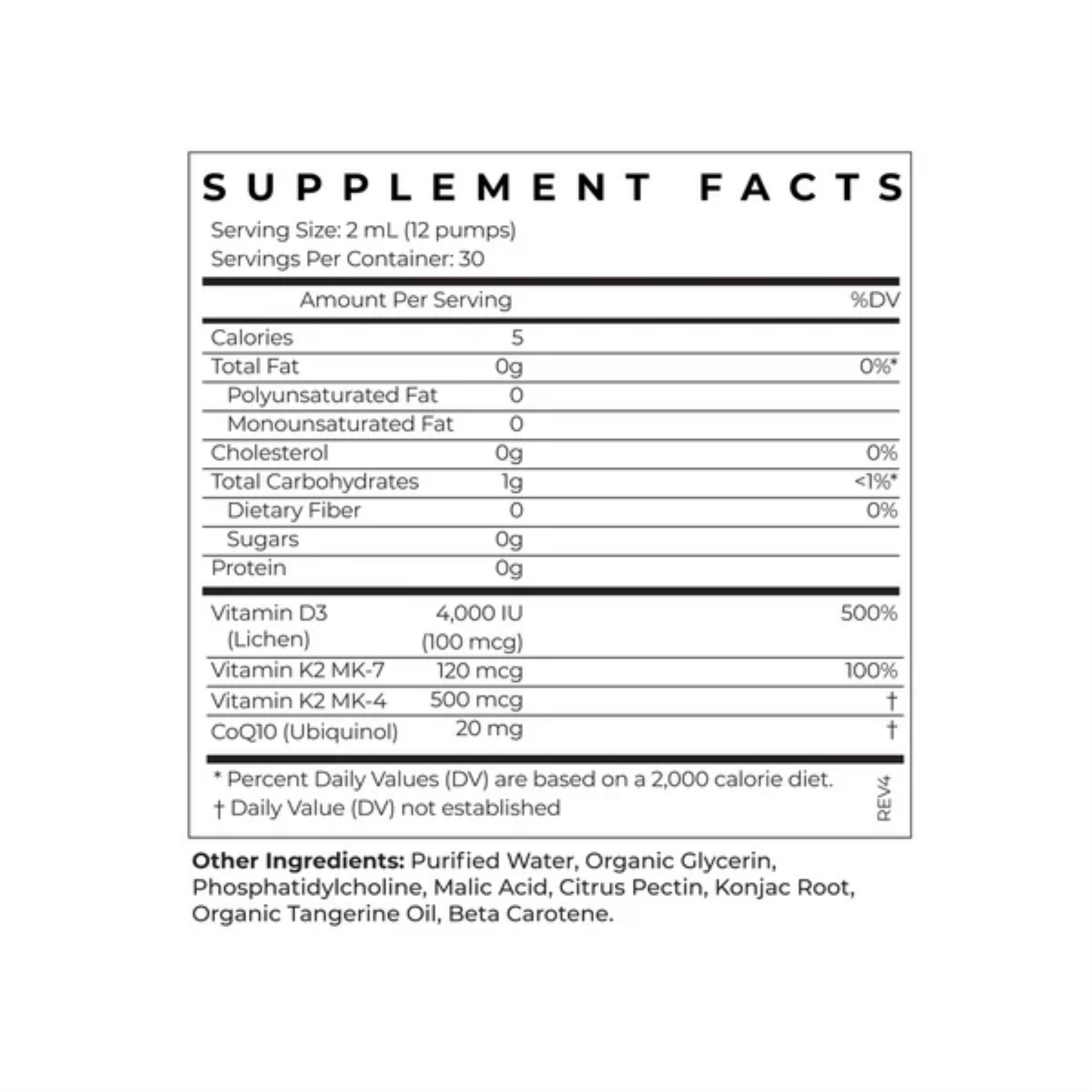 Vitamin D3 + K2 + CoQ10