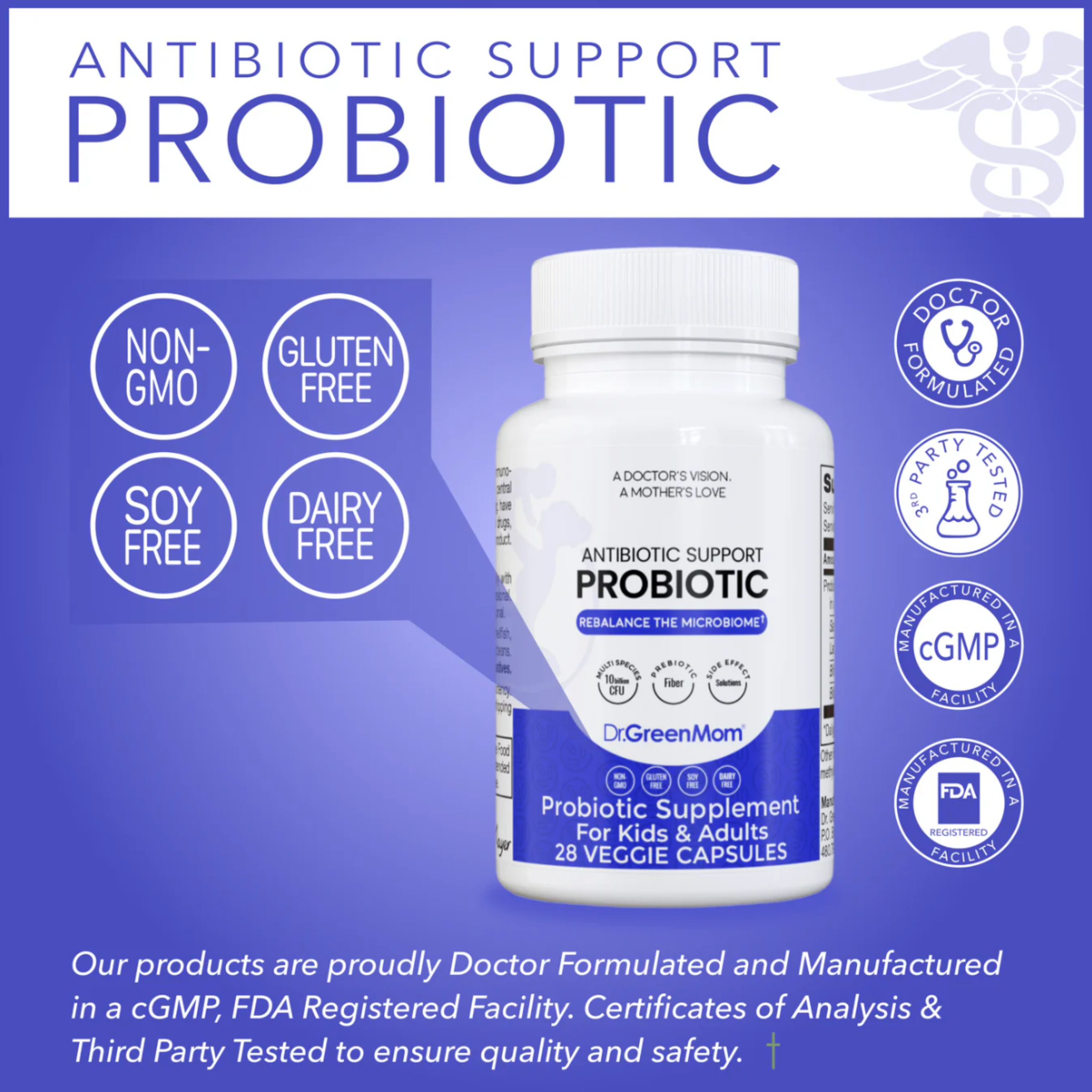 PRE ORDER - Antibiotic Support Probiotic