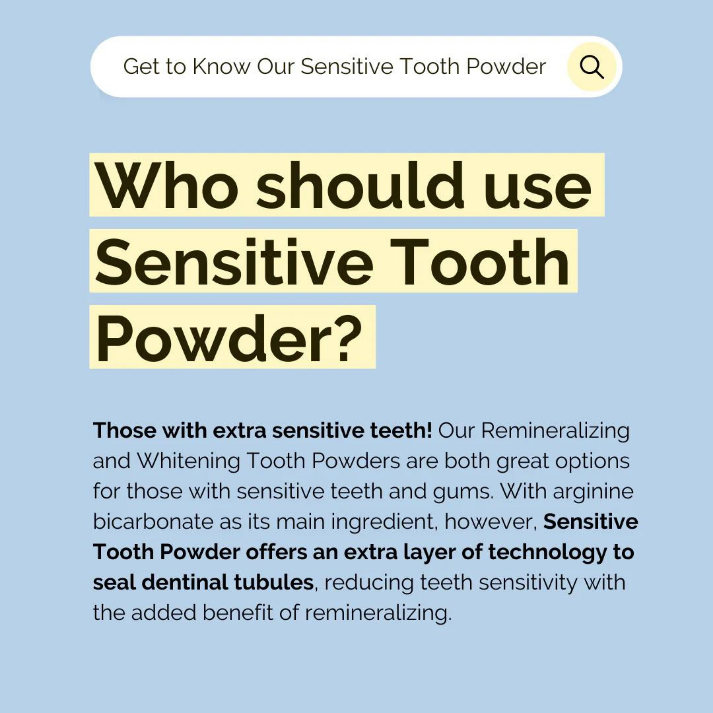 Tooth Powder