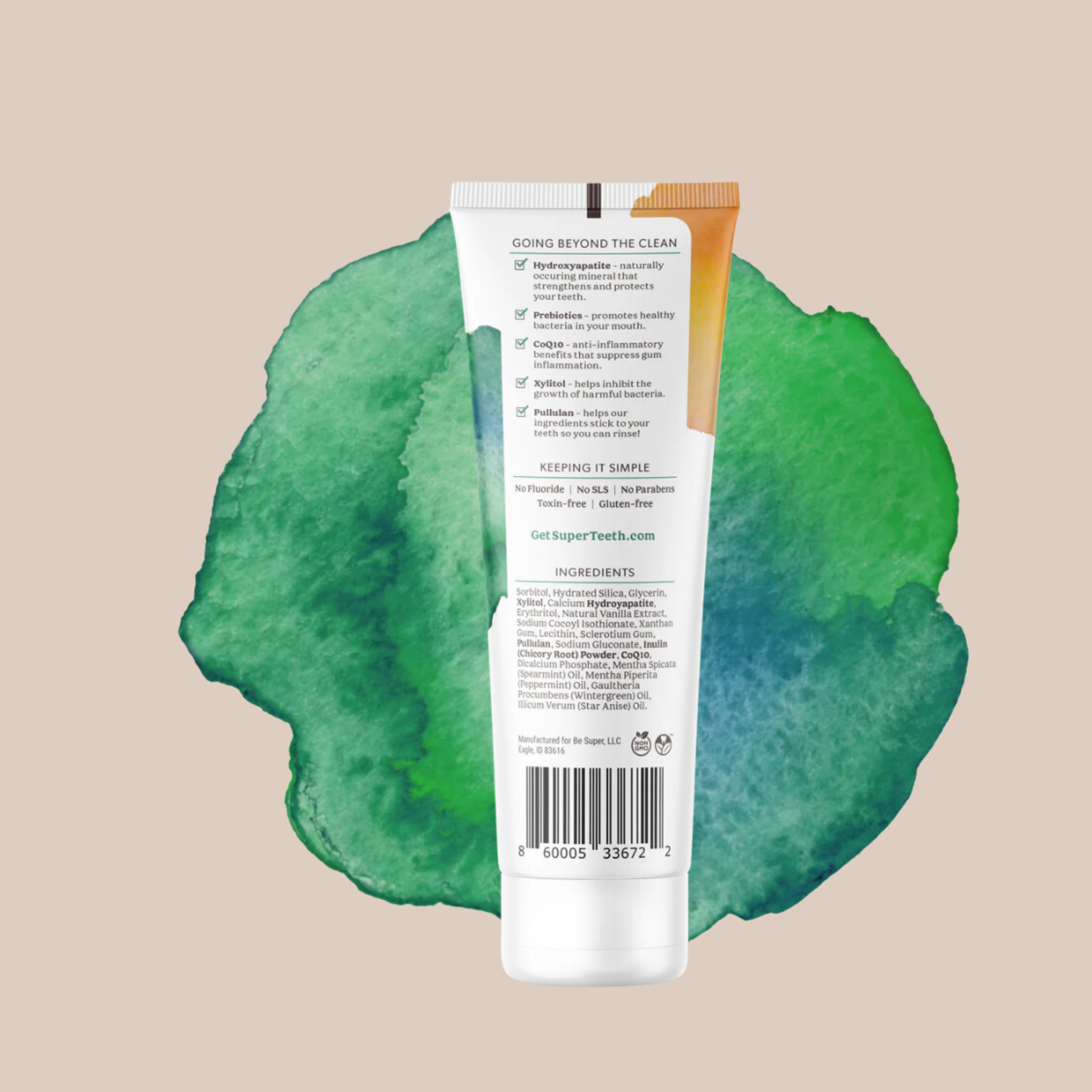 PREBIOTIC MINERAL TOOTHPASTE - Mint