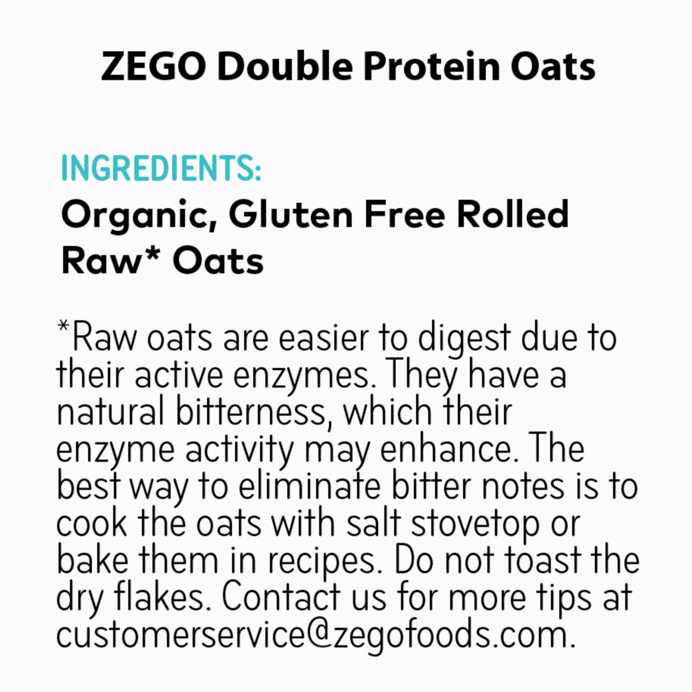 Organic Gluten Free Oats