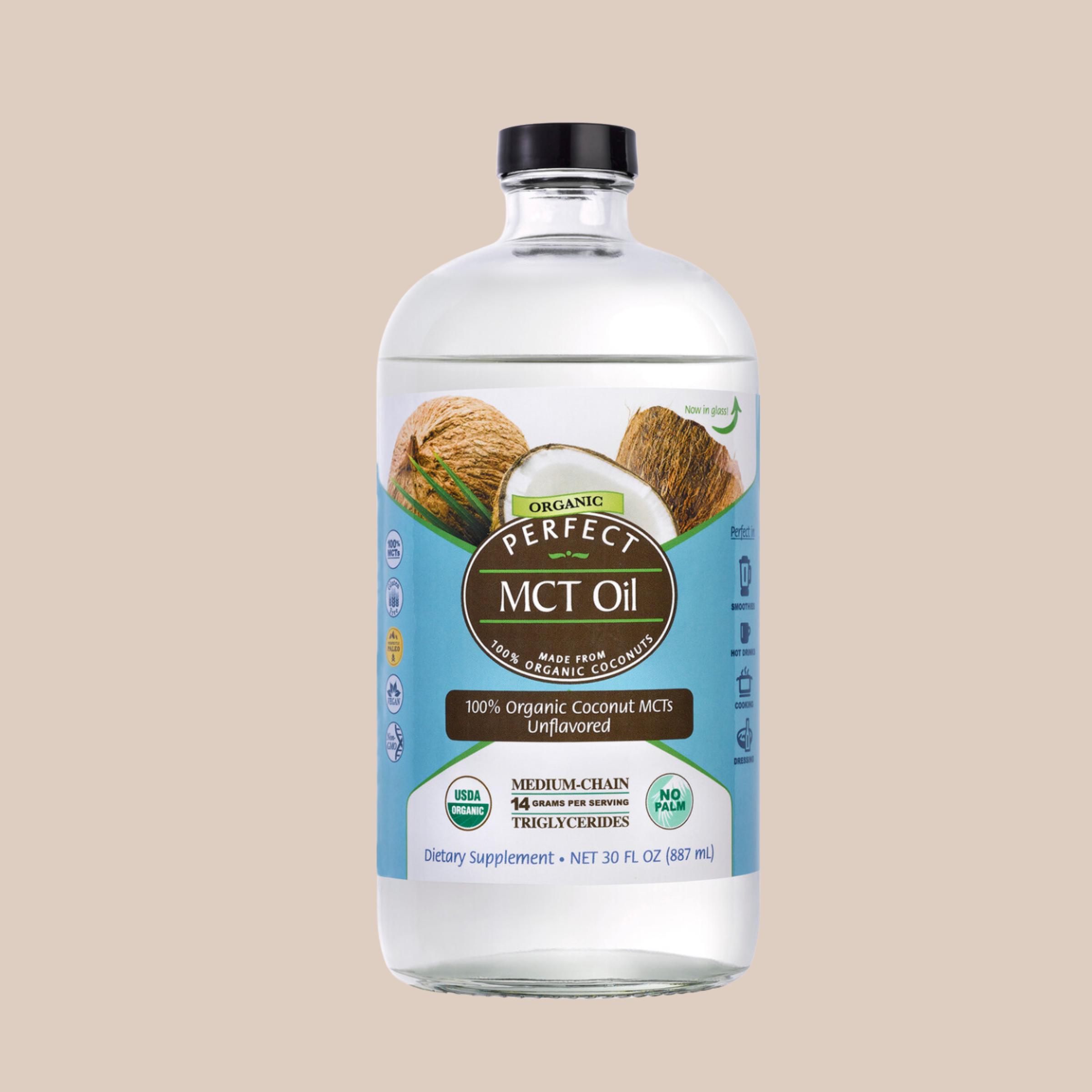 MCT Oil - 100% Organic Coconut MCTs