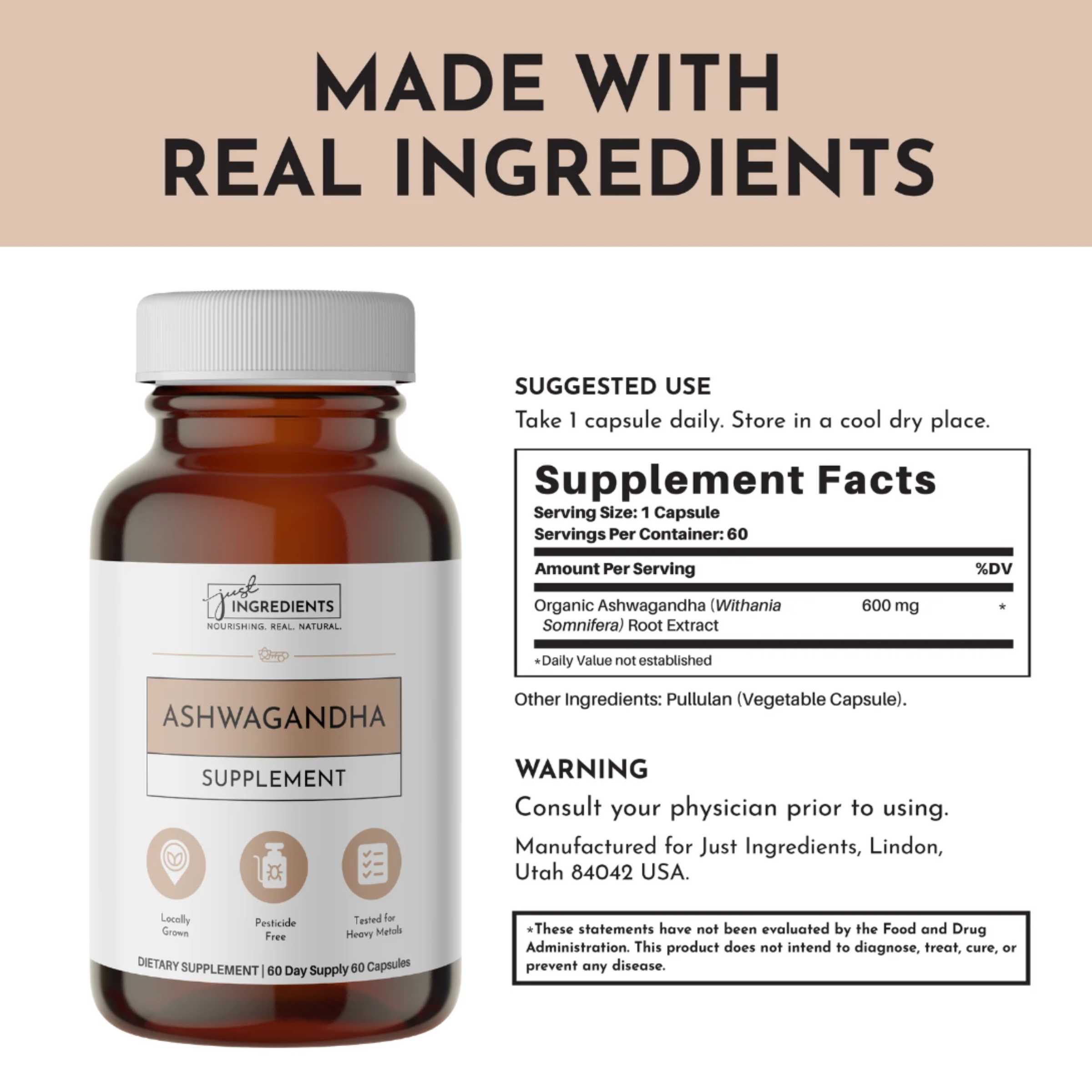 Ashwagandha biologique 