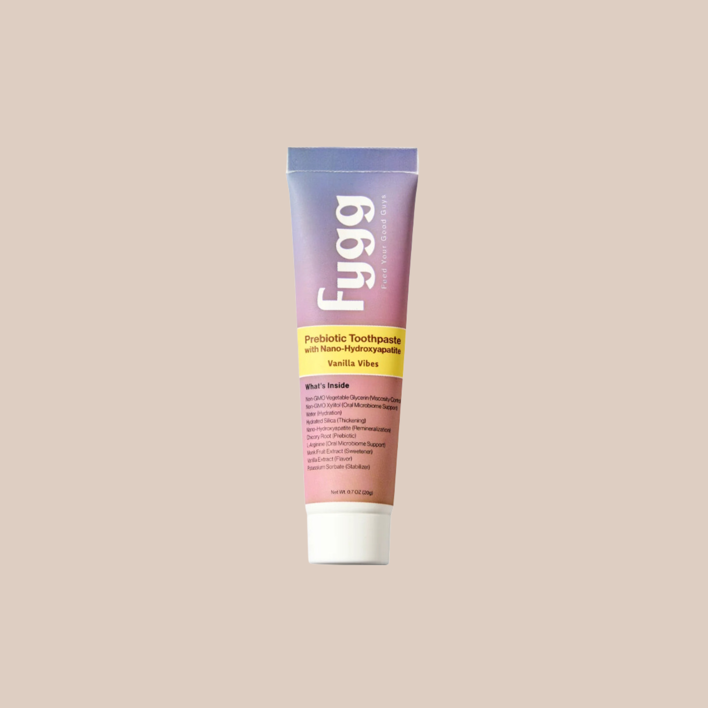 Travel Size NANO-HYDROXYAPATITE Toothpaste - Vanilla Vibes