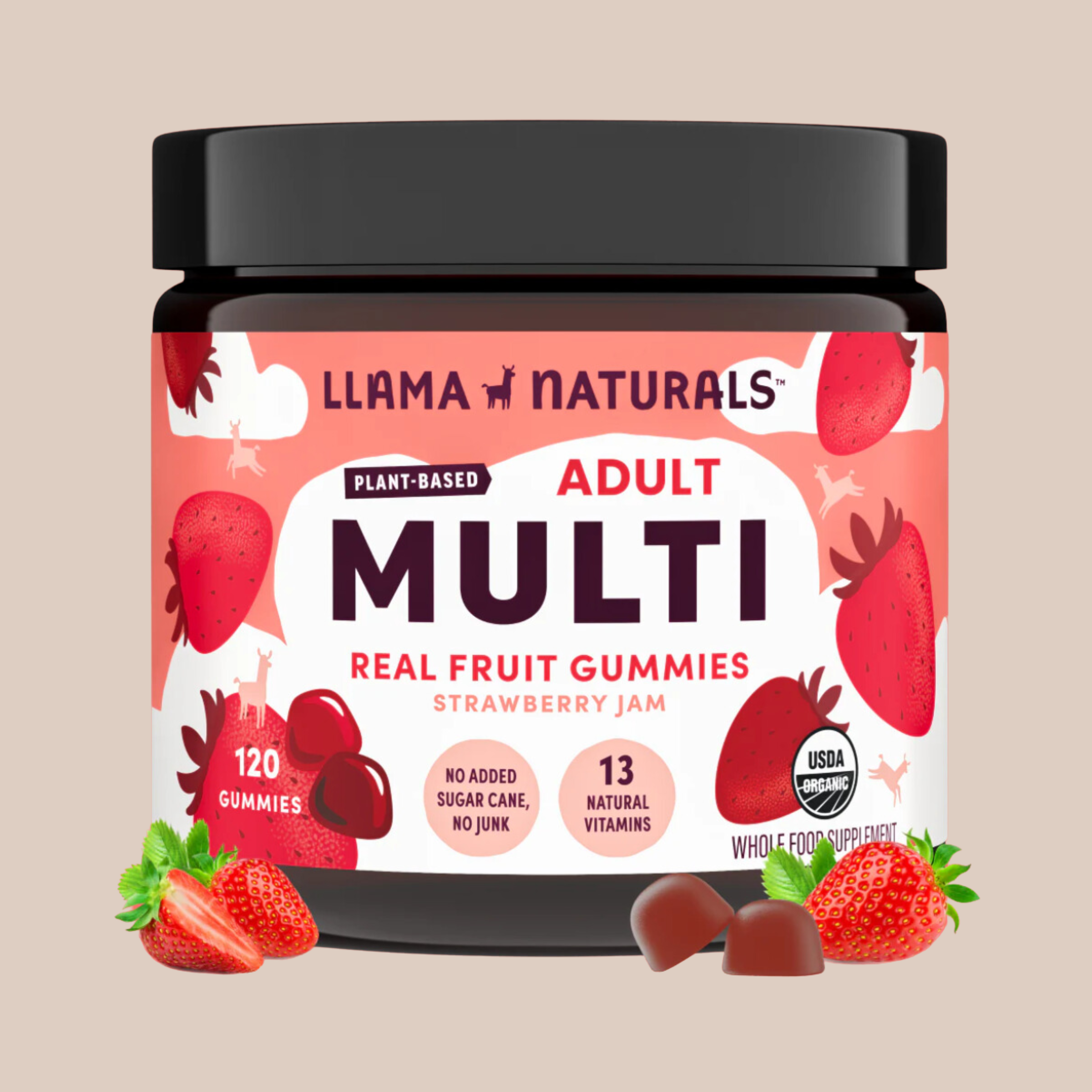 Adult Organic Multivitamin - Strawberry