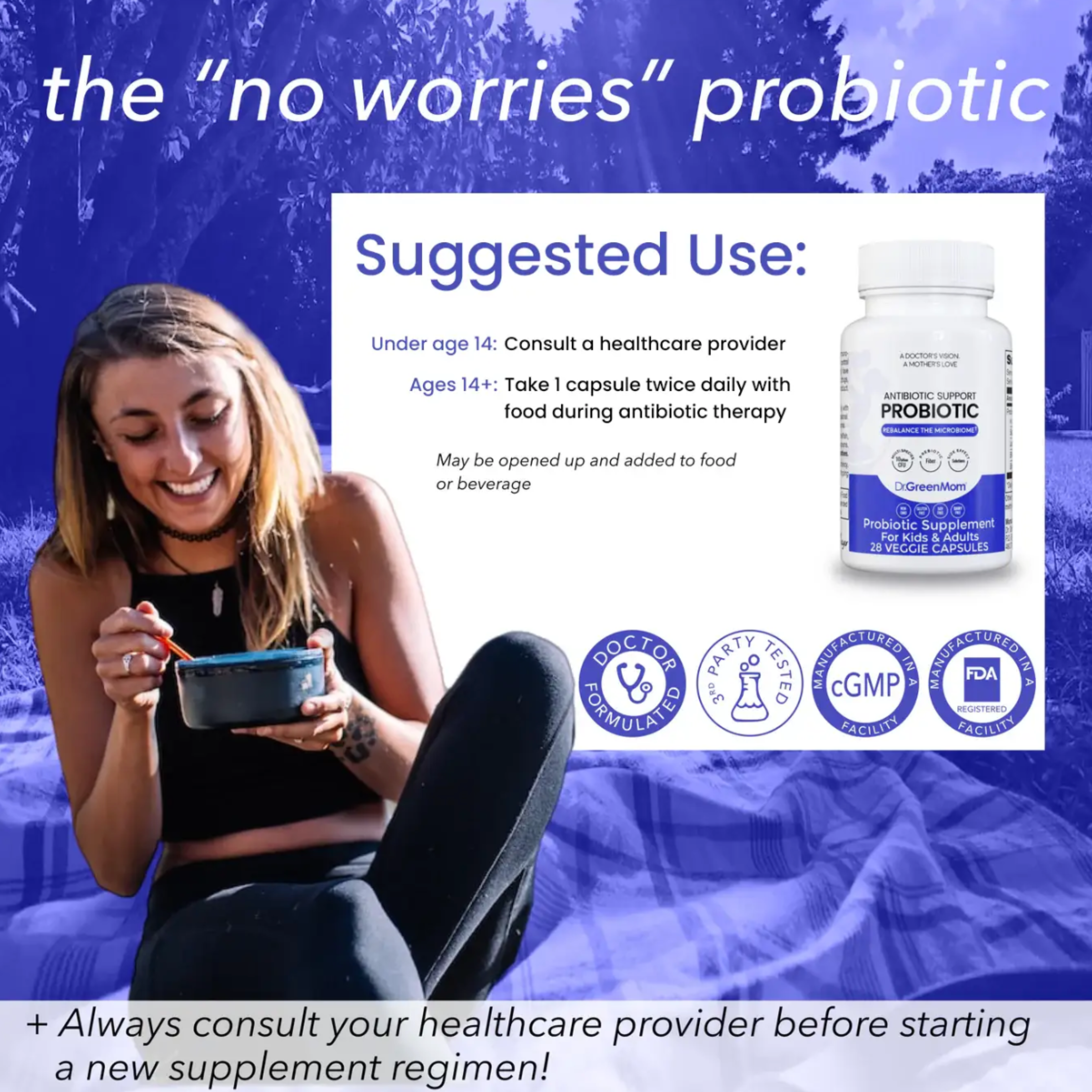 PRE ORDER - Antibiotic Support Probiotic