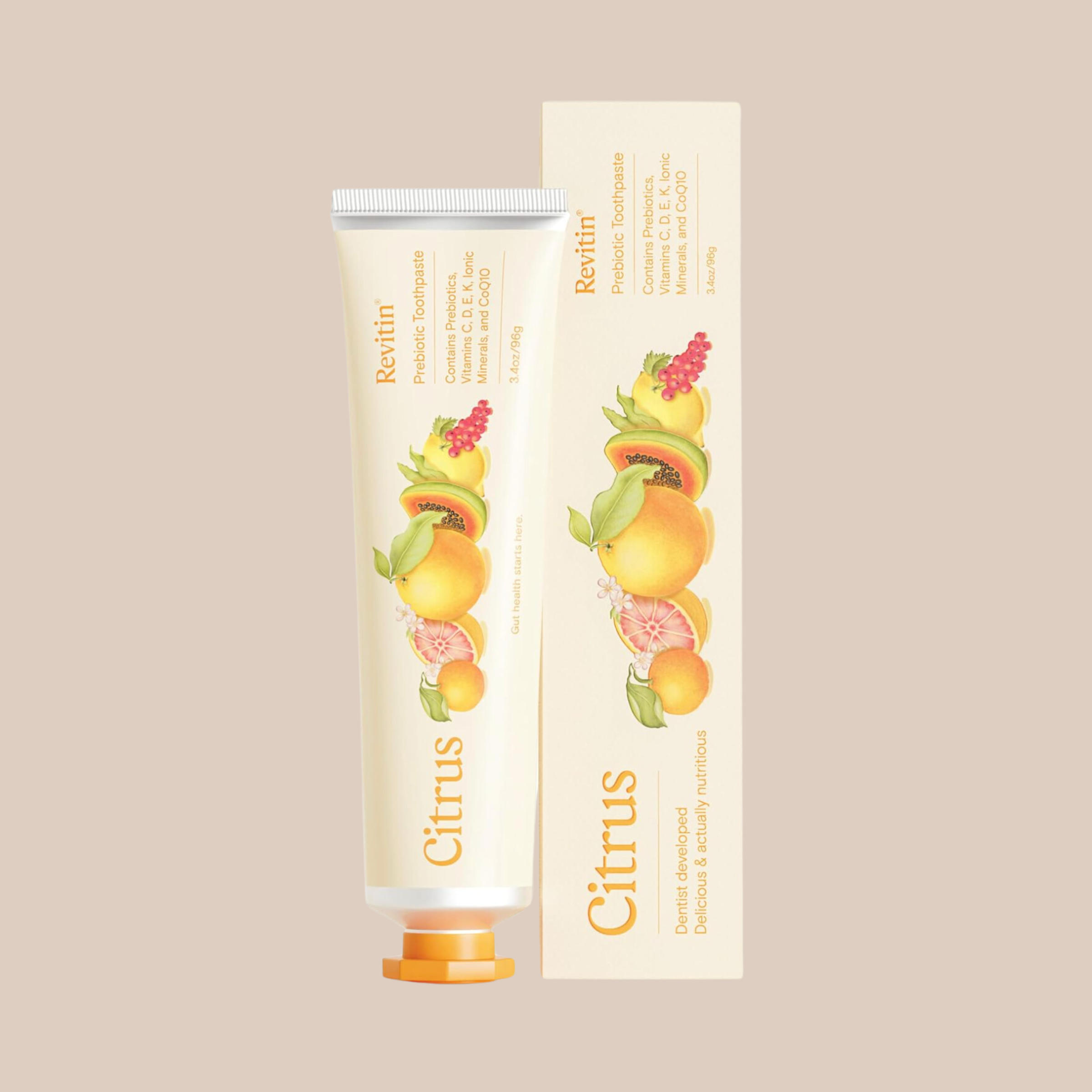 PRE ORDER - Revitin Natural Toothpaste - Citrus