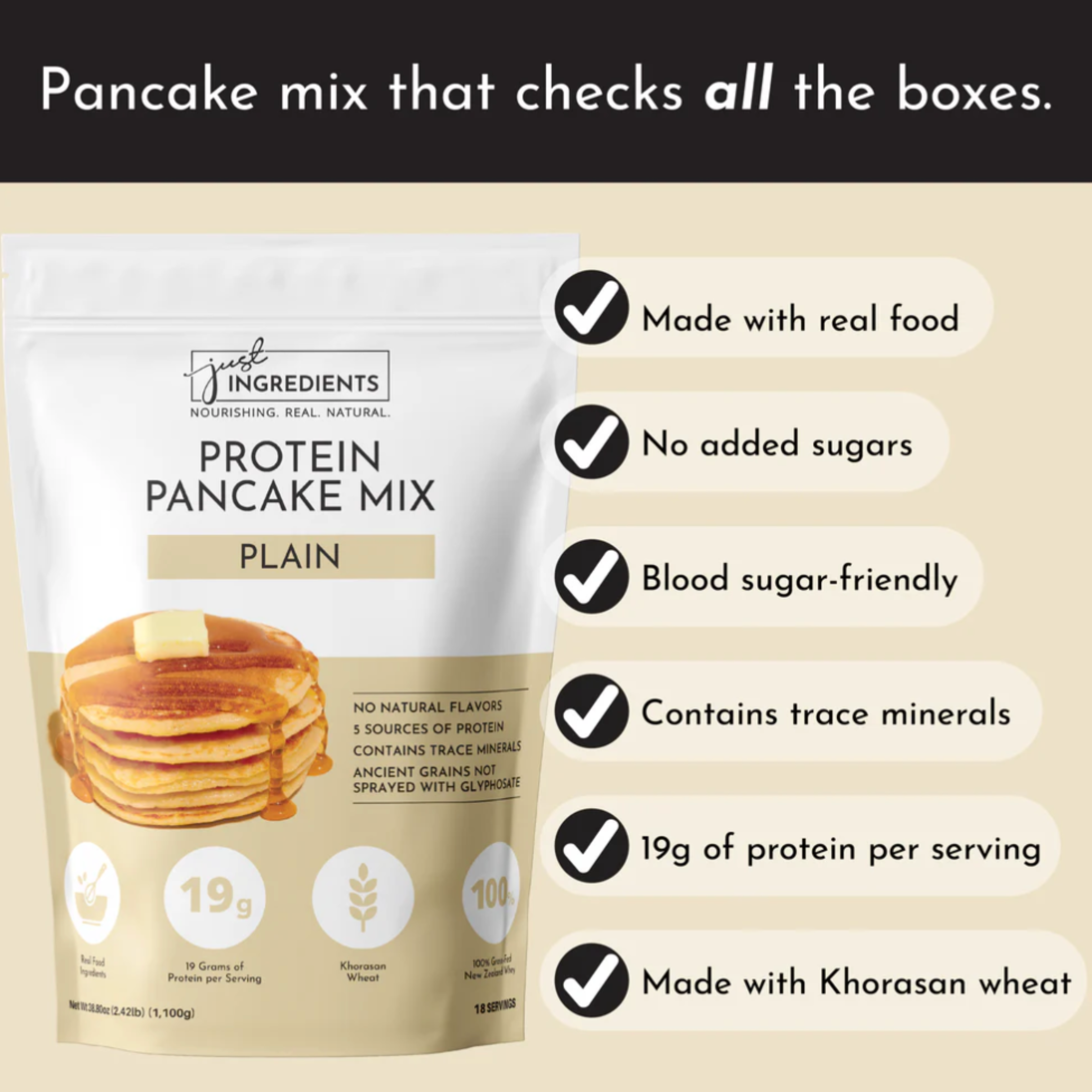 PRE ORDER - Plain Pancake Mix