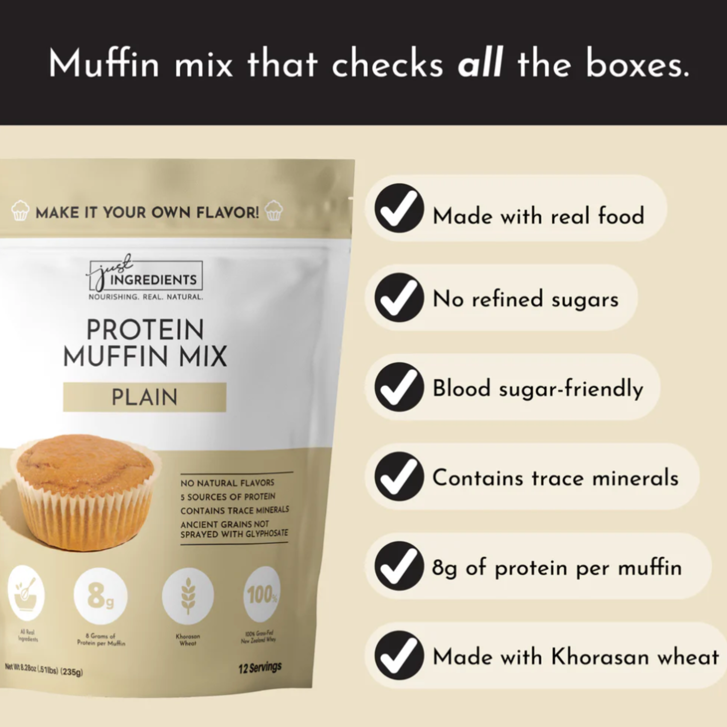 PRE ORDER - Plain Muffin Mix