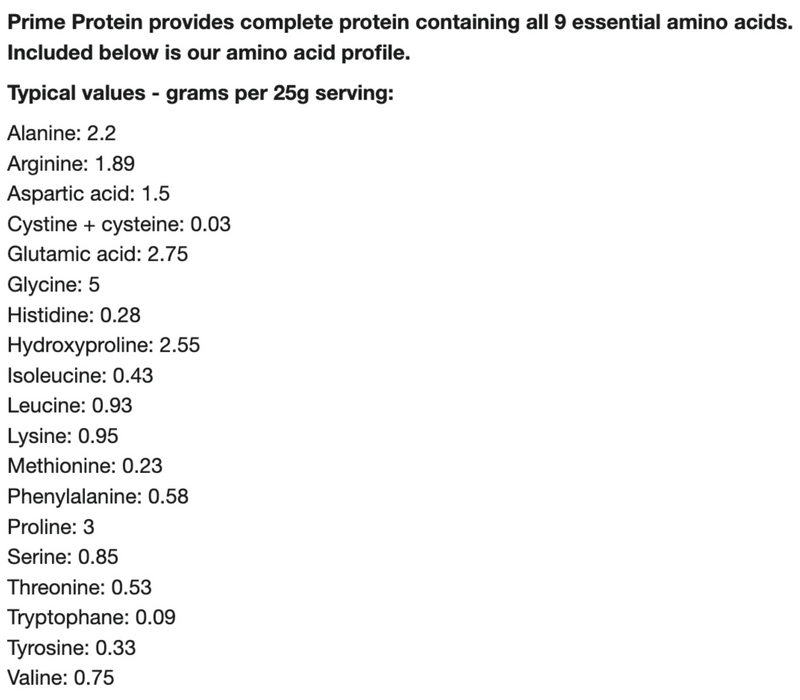 Prime Protein - Vanille