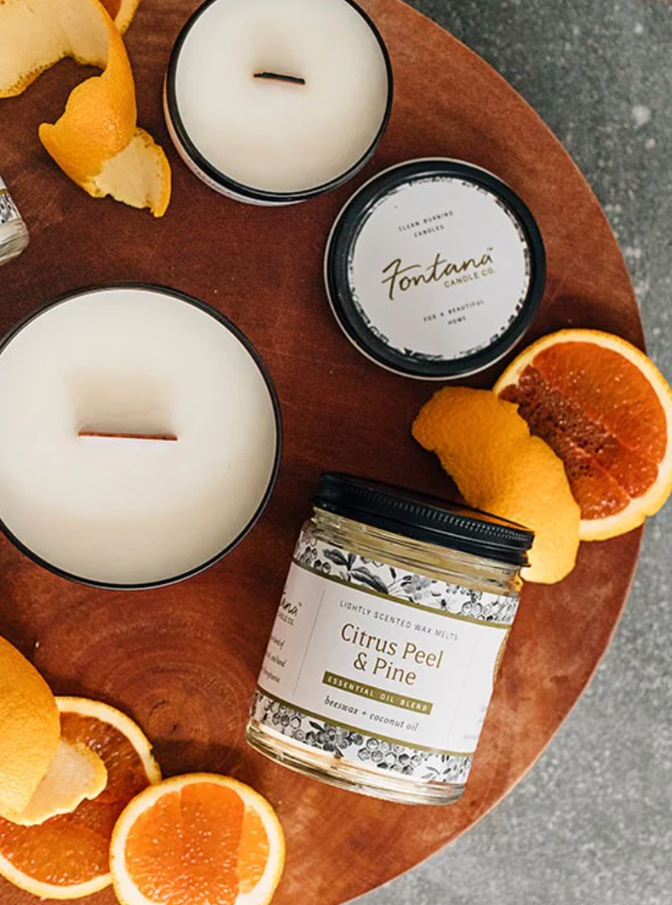Citrus Peel & Pine Candle