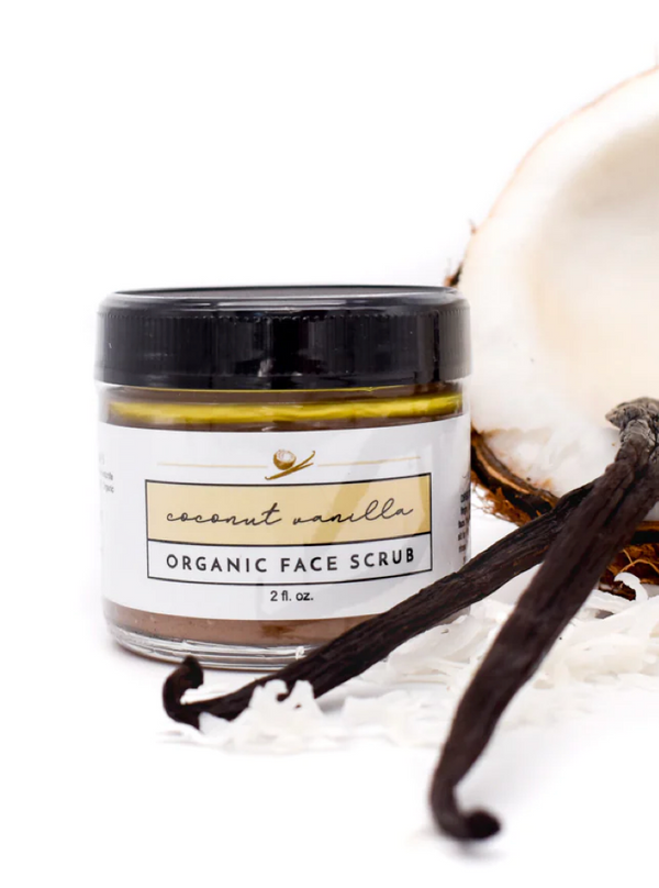 Coconut Vanilla Organic Face Scrub