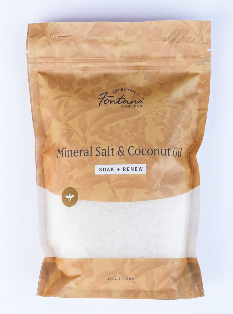 Mineral Salt + Coconut Oil Bath Salt