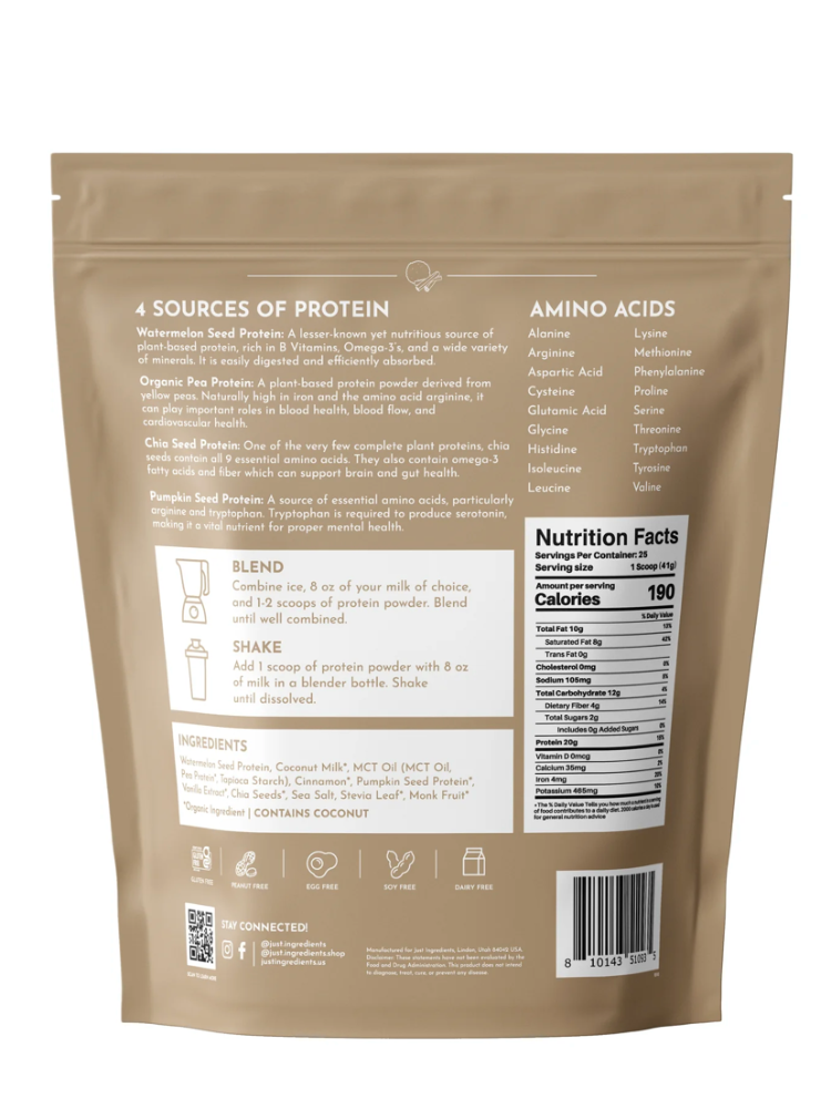 Vegan Snickerdoodle Protein Powder