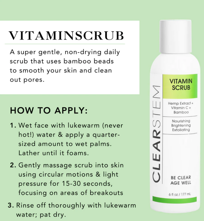 VITAMINSCRUB™ - Antioxidant-Infused Scrub Cleanser