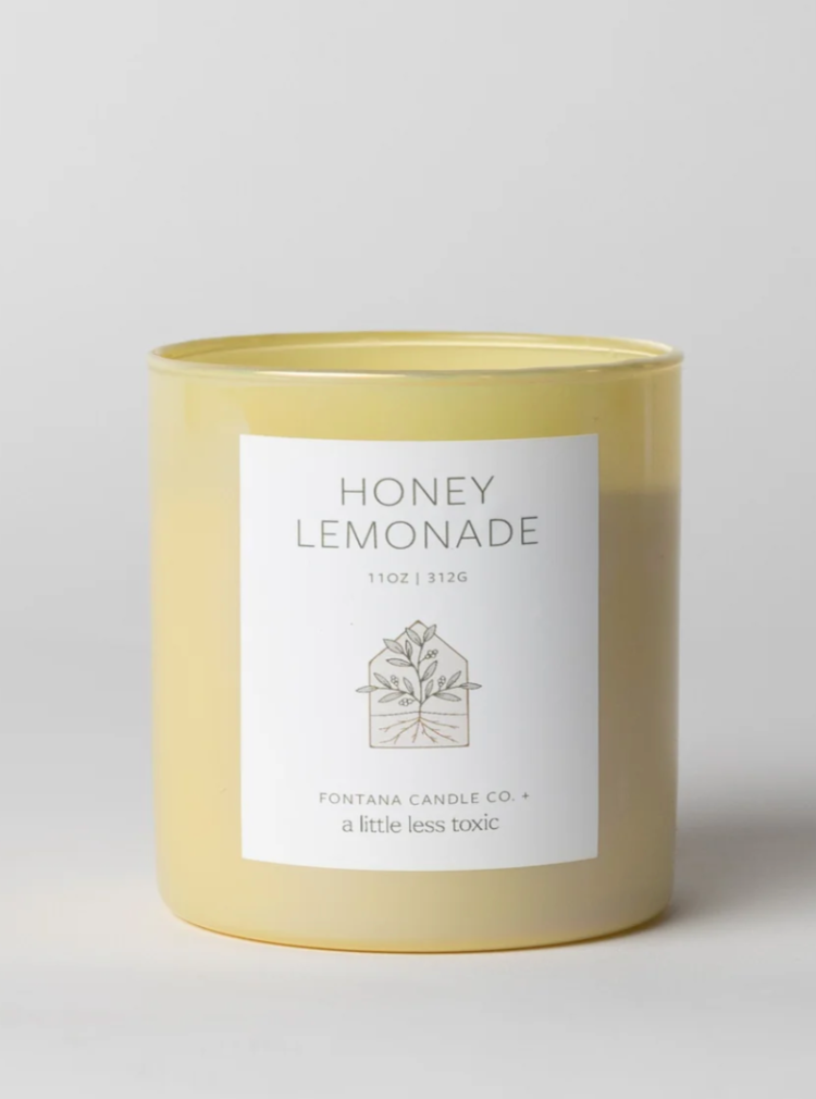 A Little Less Toxic x Fontana Honey Lemonade Candle