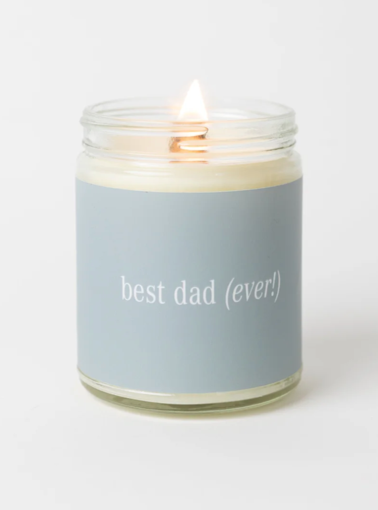 Best Dad Ever Cypress Sage + Patchouli Candle