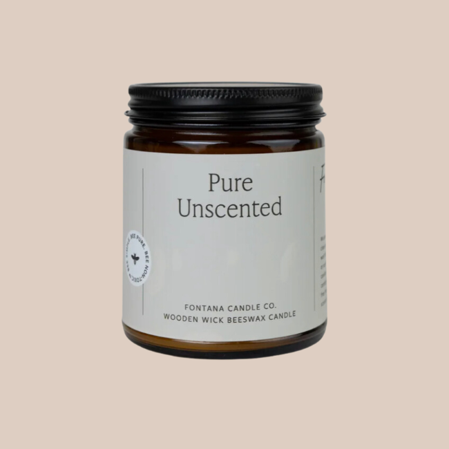 PRE ORDER - Pure Unscented Candle