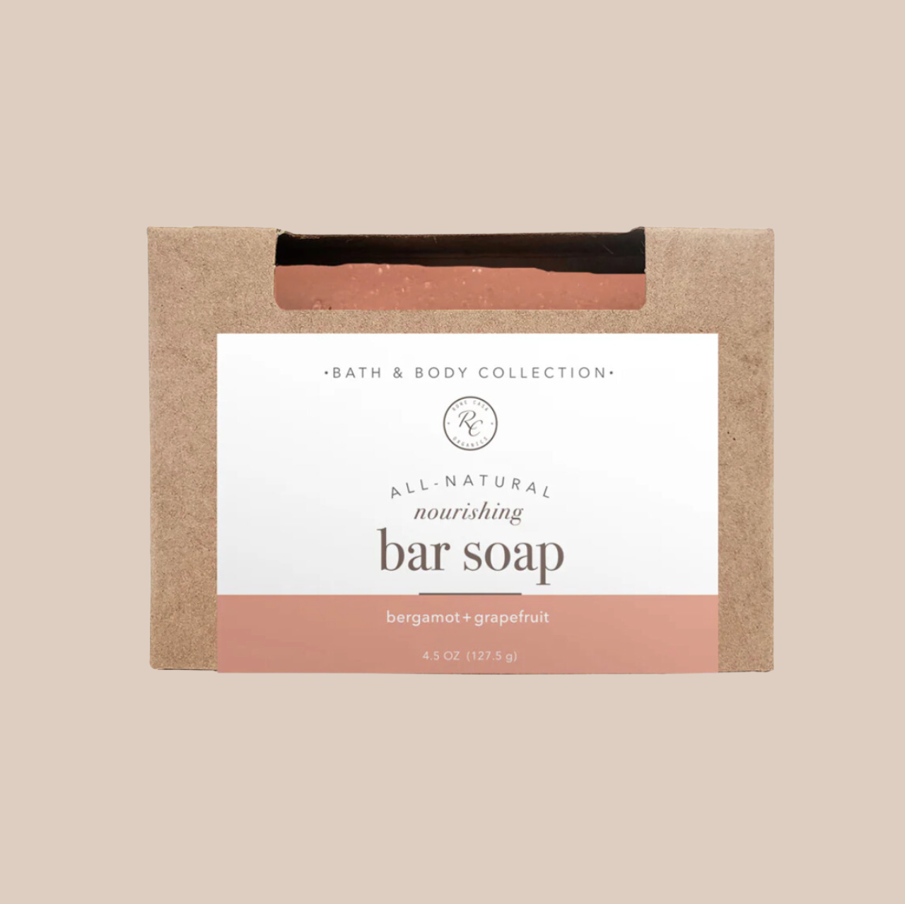 PRE ORDER - Bergamot + Grapefruit Bar Soap