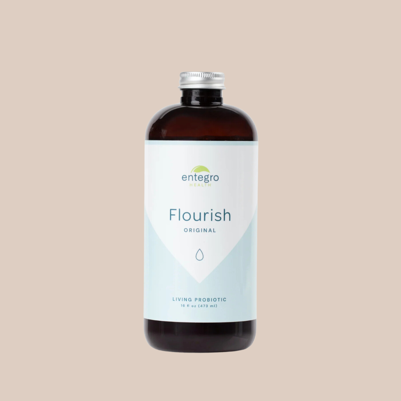 Flourish Living Probiotic - Bouteille en verre originale