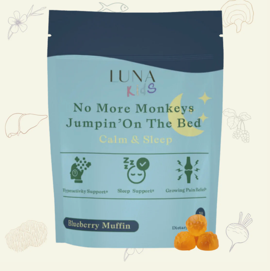 PRE ORDER - "NO MORE MONKEYS JUMPIN' ON THE BED" CALM & SLEEP KIDS GUMMY