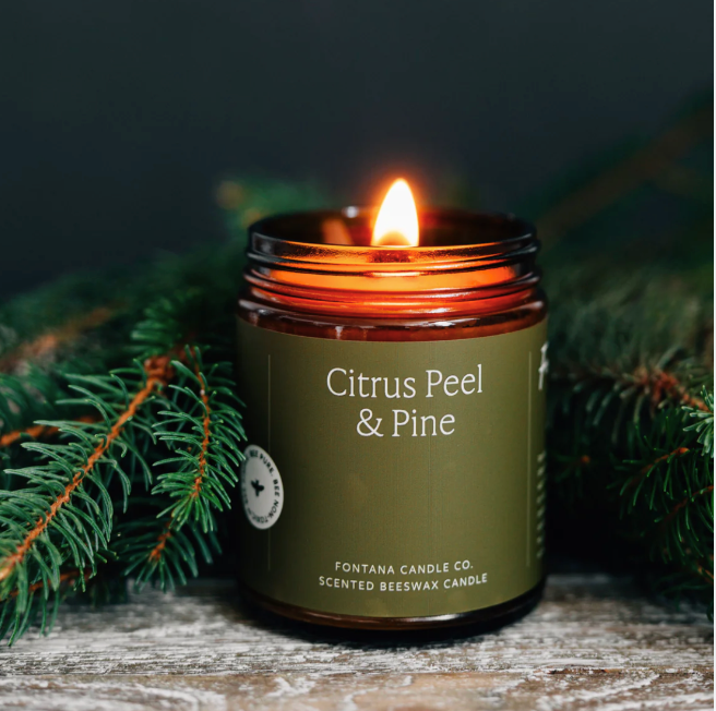 PRE ORDER - Citrus Peel + Pine Candle