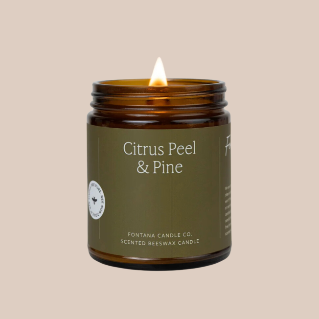 PRE ORDER - Citrus Peel + Pine Candle