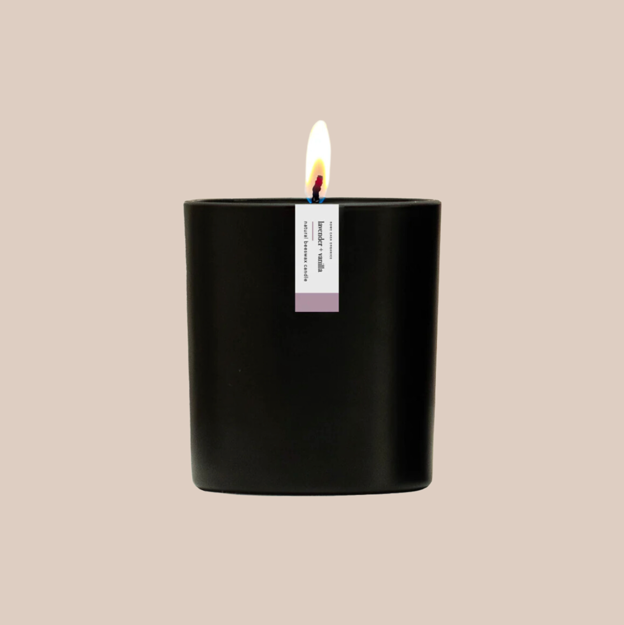 Lavender + Vanilla Beeswax Candle