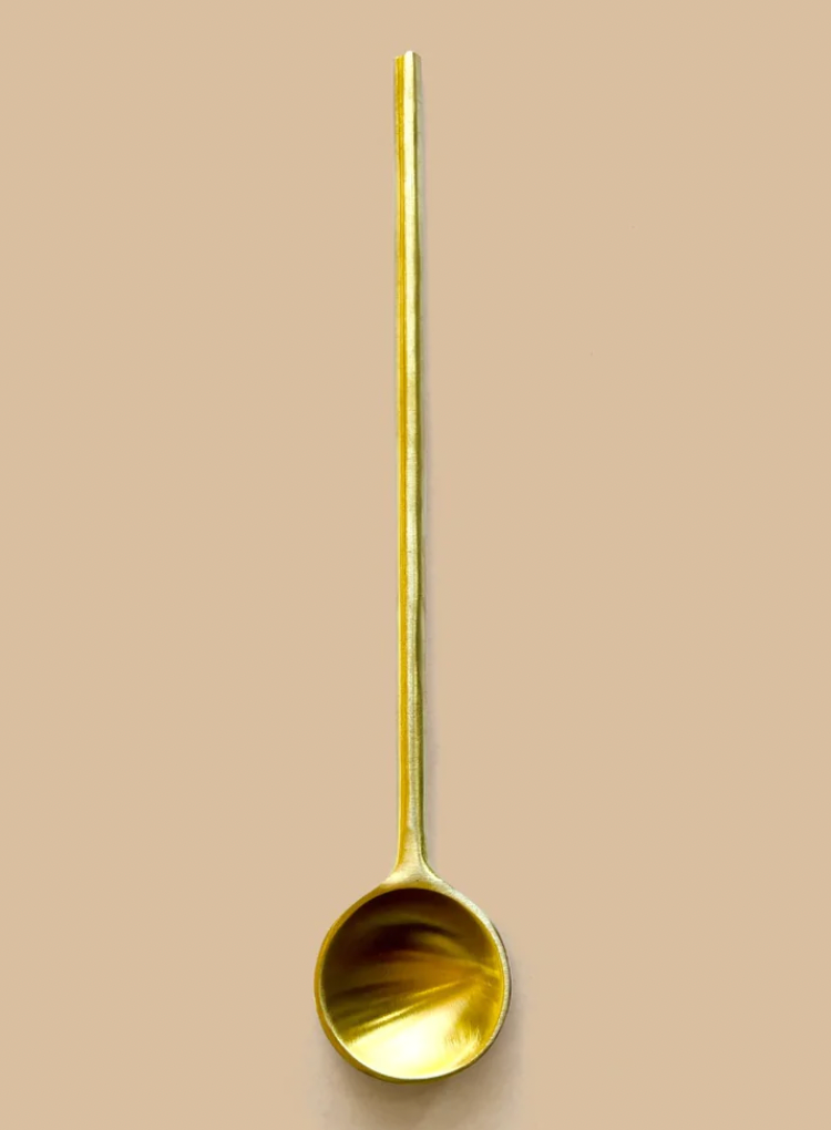 Brass Spoon - Handmade, 100% Solid Brass