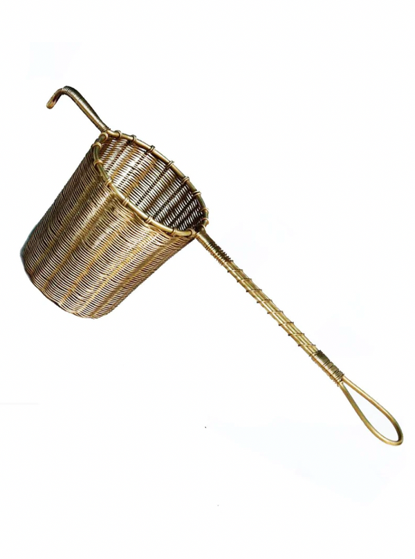 Woven Brass Tea Strainer