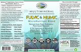 Mélange de micronutriments multiminéraux fulviques et humiques