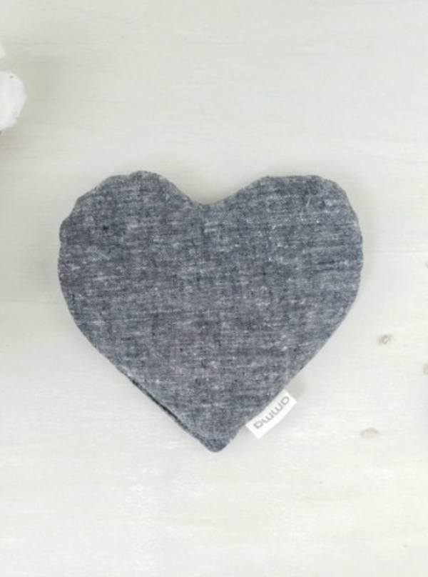 Heart Comfort Cushion for Babies - Grey